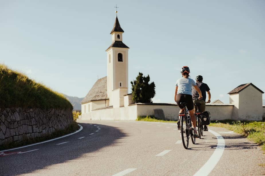 Pustertal valley fietsen in Zuid-Tirol