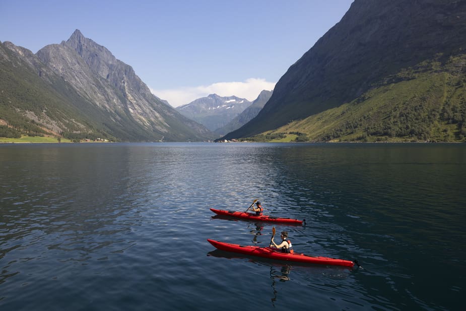 Hjorundfjord in Norwegen