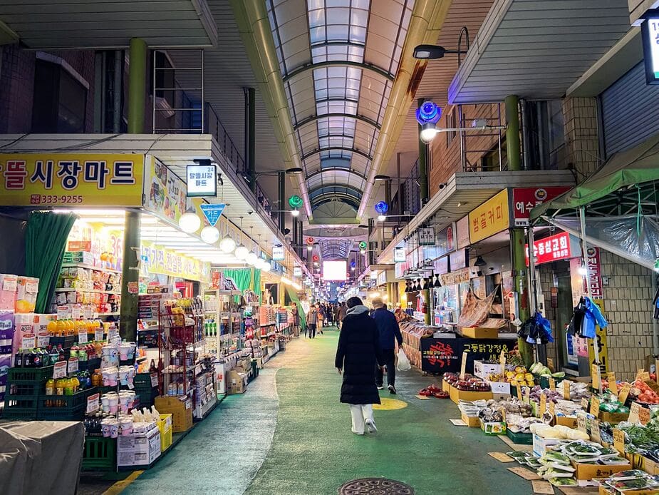Markt in Mangwon-dong