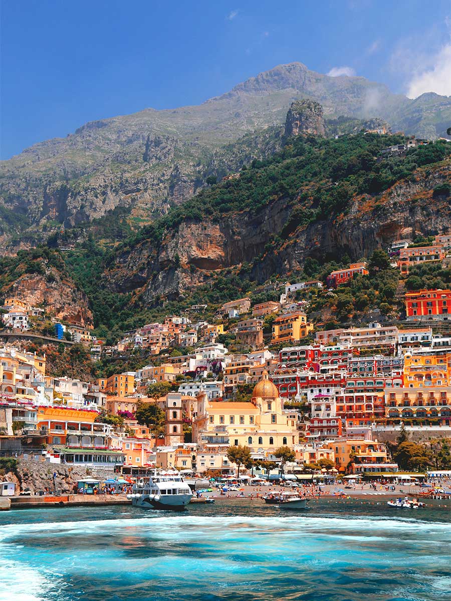 Positano aan de Amalfi kust