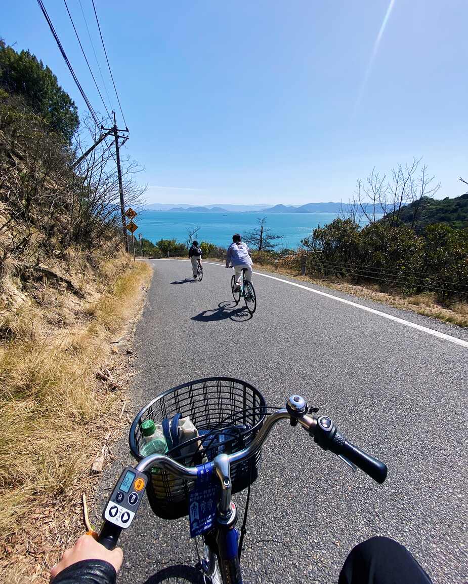 Fietsen op Naoshima eiland