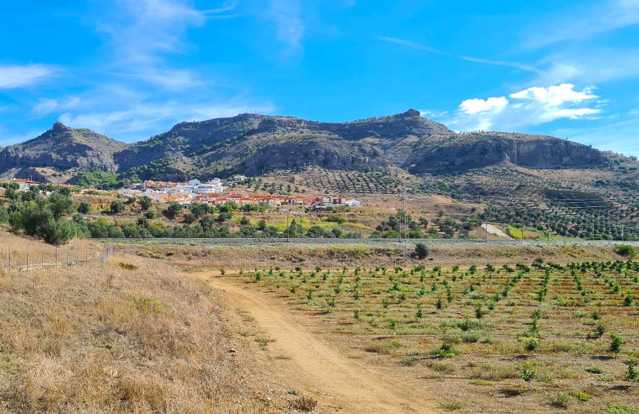 Landschap verkennen van Andalusie