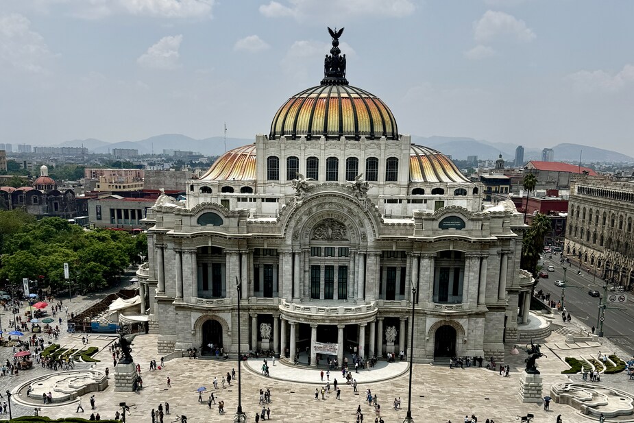 Bellas Artes in Mexico-Stad, een van de bezienswaardigheden