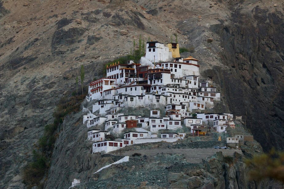 Diskit Klooster in de Nubra Vallei