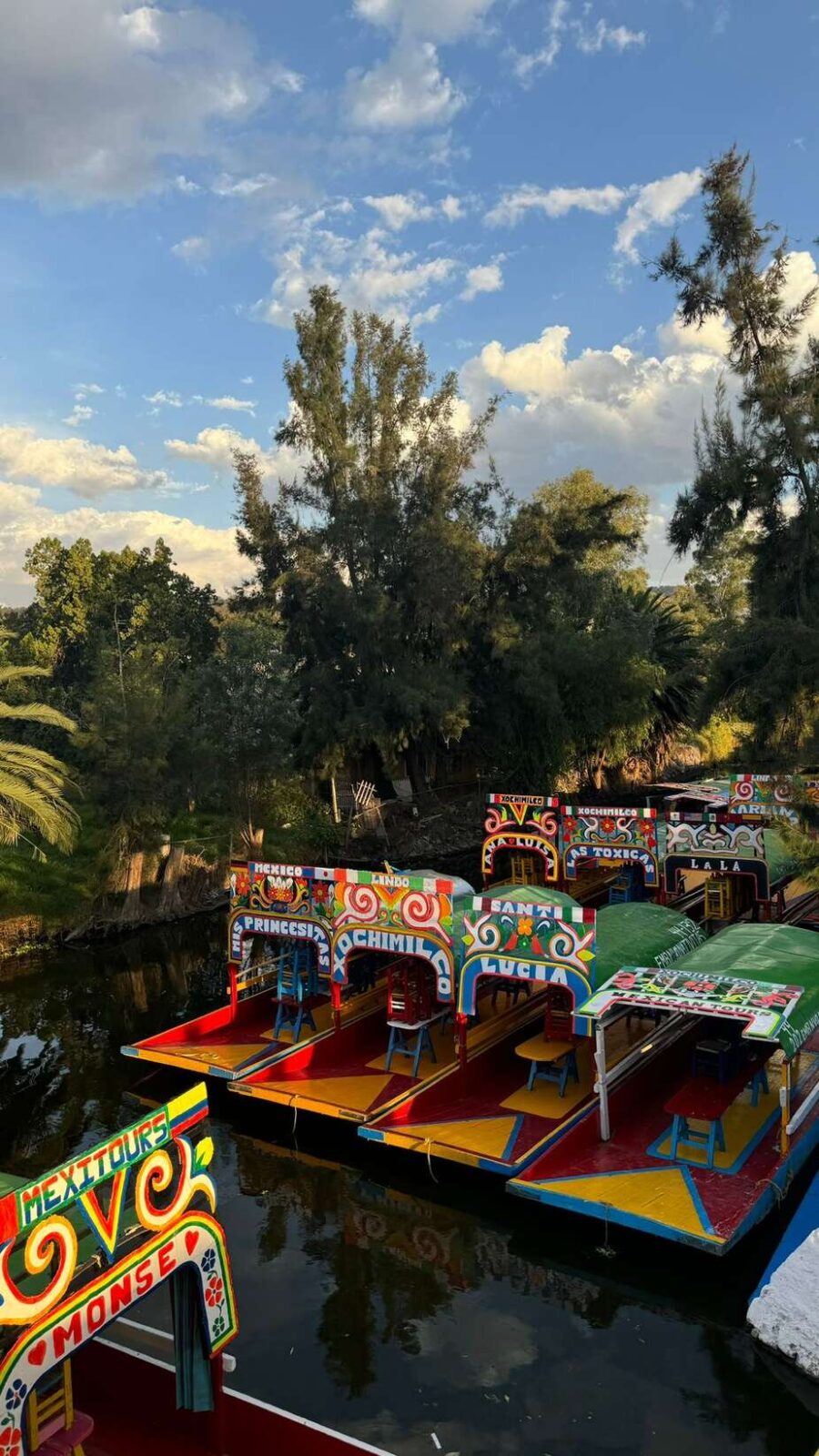 Xochimilco bij Mexico Stad