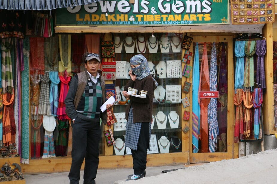 Centrum van Leh, Ladakh