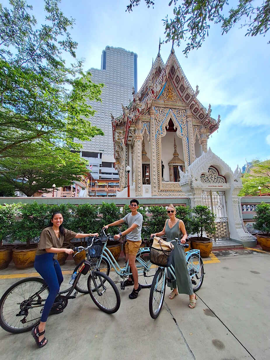 Fietsen door Bangkok