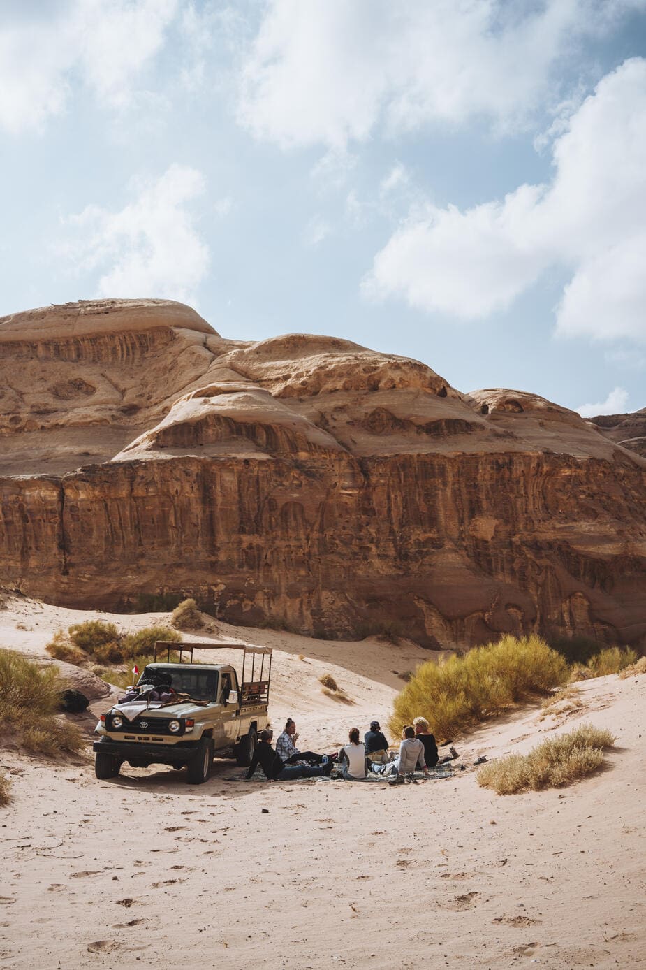 Met de jeep in Jordanië