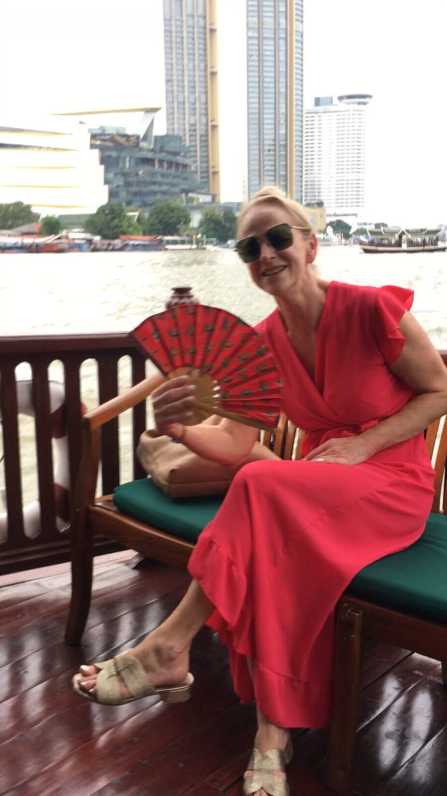 Shuttle bij de Mandarin Oriental in Bangkok