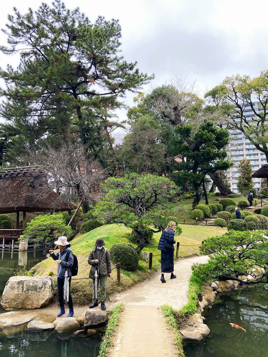 Japanse tuin in Hiroshima