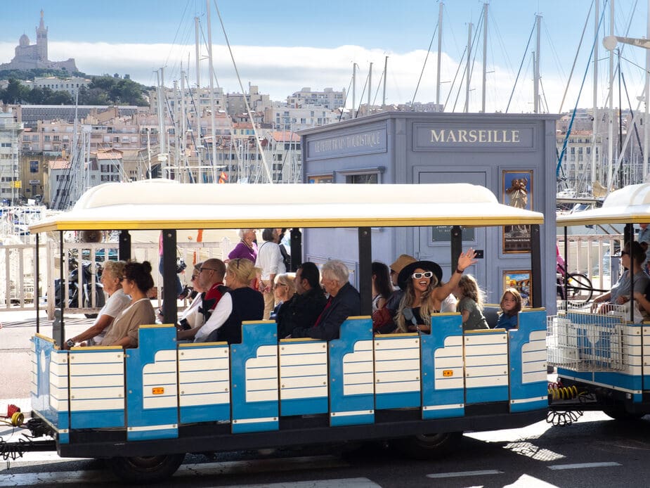 Toeristentreintje in Marseille