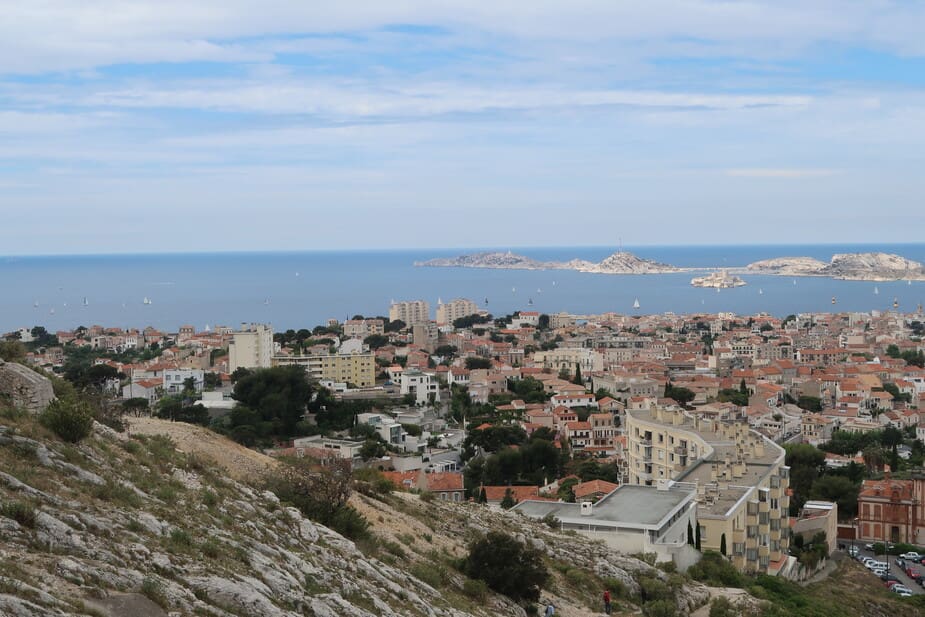 Uitzicht in Marseille