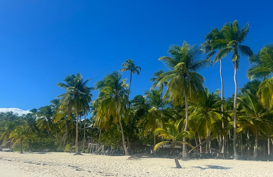 Strand op Sanoa Island