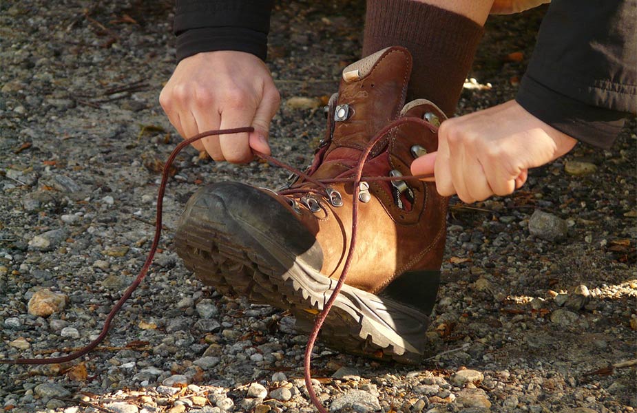 Goede bergschoenen om te wandelen