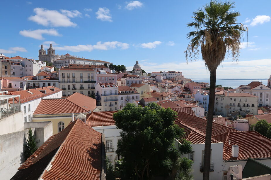 Uitzicht over de stad Lissabon