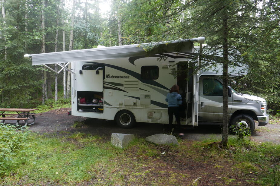 Camper in Alaska