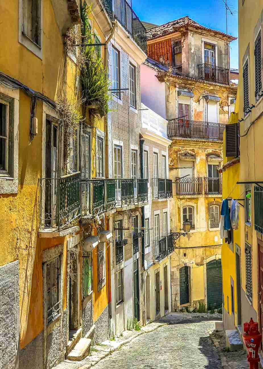 Alfama in Lissabon, Portugal