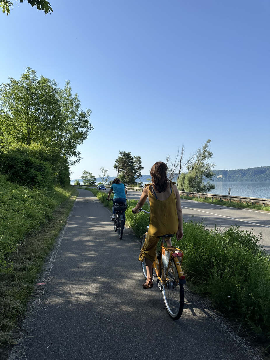 Fietsen bij de Bodensee in Duitsland