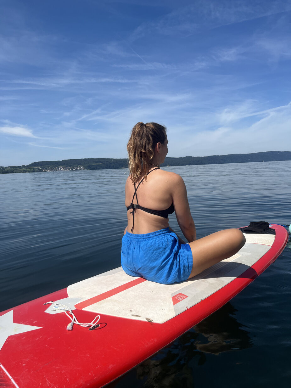 SUP Yoga bij de Bodensee